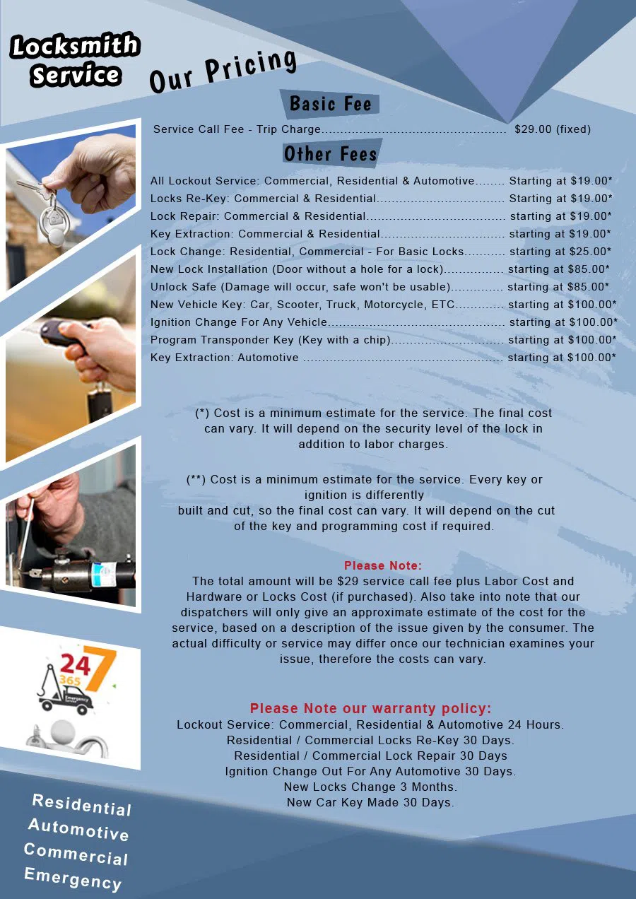 Locksmith Master Shop Atlanta, GA 404-479-7523 - Pricelist-12